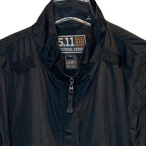 5.11 Tactical Series Black Lightweight‎ Jacket Men's XL Full Zip Windbreaker